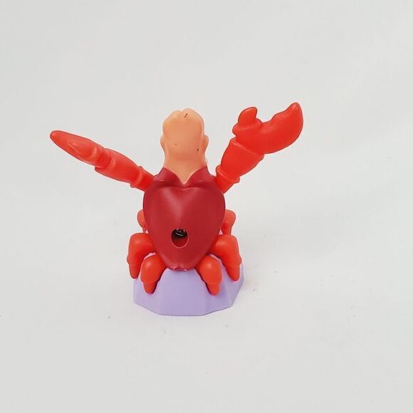 Little Mermaid Sebastian Figurine Disney Crab, McDonald's Toy Collectable Figure - Picture 3 of 4